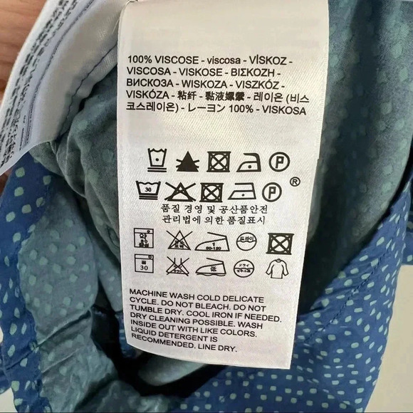 Levi’s Blue Polka Dot  Tie Waist Romper - Picture 10 of 10